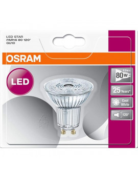 Osram Star PAR16 üveg ház/6,9W/575lm/4000K/GU10/230V/120fok/83lm/W LED spot izzó