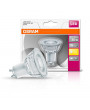 Osram Star PAR16 üveg ház/2,6W/230lm/2700K/GU10/230V LED spot izzó