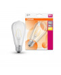 Osram Star átlátszó üveg búra/2,5W/250lm/2700K/E27 LED Edison körte izzó