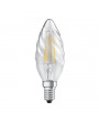 Osram Star átlátszó üveg búra/4W/470lm/2700K/E14/100mm LED csavart gyertya izzó