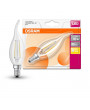 Osram Star átlátszó üveg búra/4W/470lm/2700K/E14/121mm LED gyertya izzó