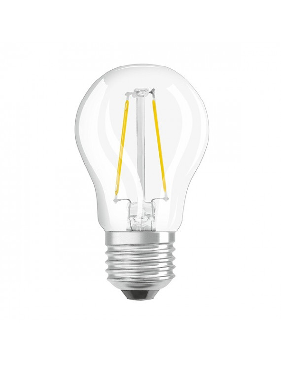 Osram Superstar átlátszó üveg búra/4,5W/470lm/2700K/E27  szabályozható LED kisgömb izzó