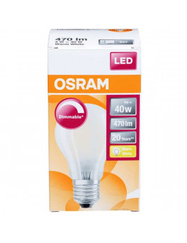 Osram Superstar 4 W/827 40 E27 470 lumen matt LED körte izzó dobozos