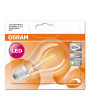 Osram Superstar átlátszó üveg búra/7W/806lm/2700K/E27  szabályozható LED körte izzó