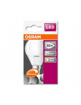 Osram Superstar matt búra/5W/470lm/2700K/E14 dimmelhető LED kisgömb izzó
