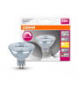 Osram Superstar MR16 üveg ház/3,4W/230lm/2700K/GU5.3 dimmelhető LED spot izzó