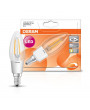 Osram Superstar átlátszó üveg búra/4,5W/827 E14/97mm dimmelhető LED gyertya izzó