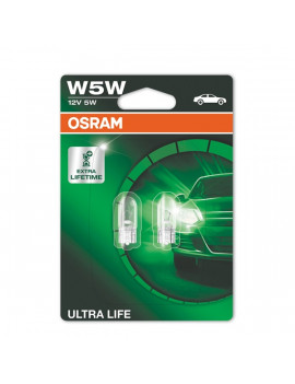 Osram Ultra Life 2825ULT-02B W5W/12V/5W duo segédizzó