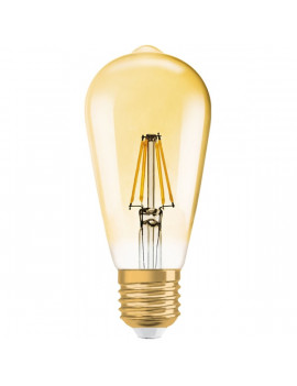 Osram Vintage átlátszó üveg búra/2,5W/225lm/2500K/E27 LED Edison körte izzó