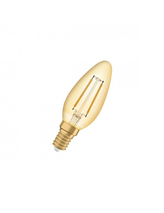 Osram Vintage 1906 LED CL B FIL GOLD 13 non-dim 1,4W/825 E14 fényforrás