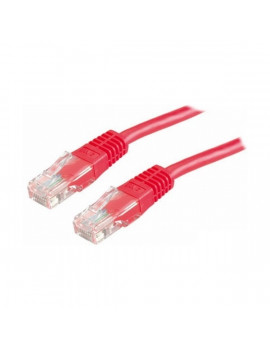PRC UTP CAT5E 0,5m piros patch kábel