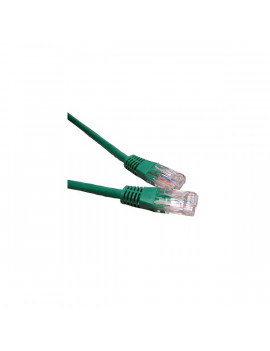 PRC UTP CAT5E 0,5m zöld patch kábel