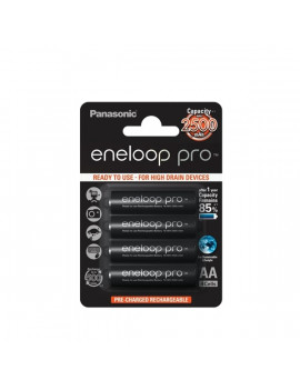 Panasonic Eneloop Pro AA 2500mAh ceruza akkumulátor 4db/bliszter