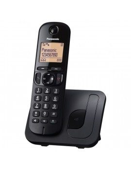 Panasonic KX-TGC210PDB hívóazonosítós kihangosítható fekete dect telefon