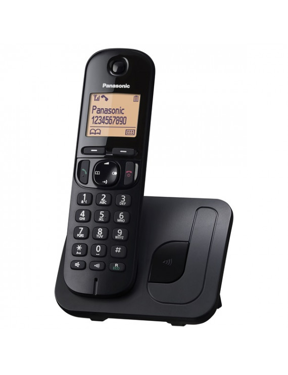 Panasonic KX-TGC210PDB hívóazonosítós kihangosítható fekete dect telefon