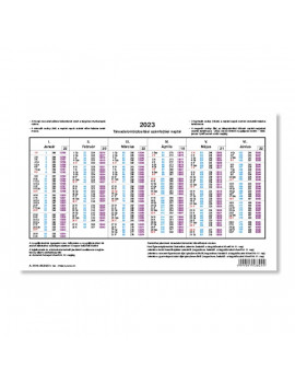 Pátria Design 2023-as számfejtési naptár