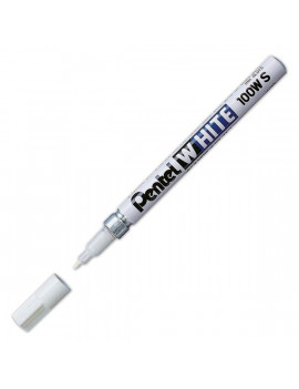 Pentel X100WS gömbhegyű fehér jelölő filc