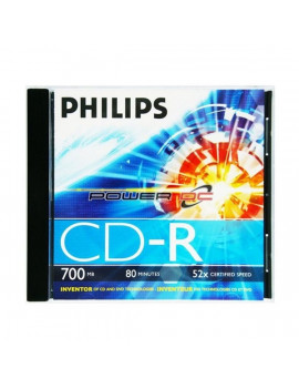 Philips CD-R80 52x írható CD lemez