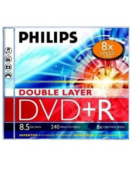 Philips DVD+R85 Dual-Layer 8x írható DVD lemez
