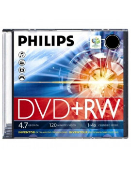 Philips DVD+RW47 4x újraírható DVD lemez
