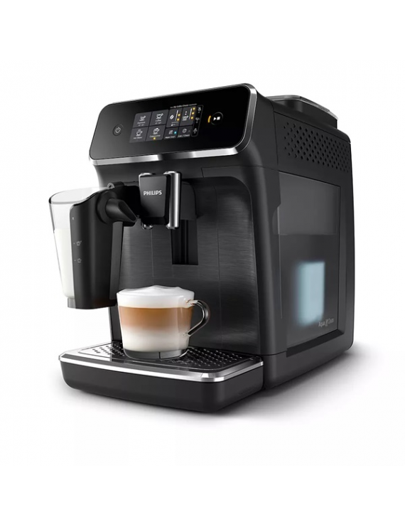 Philips Series 2200 EP2232/40 LatteGo tejhabosítóval fekete automata kávéfőző