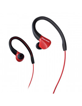 Pioneer SE-E3-R piros-fekete fülhallgató