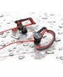 Pioneer SE-E5T-R piros cseppálló sport fülhallgató