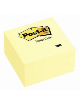 Post-it 76x76mm 450 lapos öntapadós sárga kockatömb