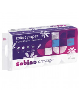 Prestige Kamilla 3 rétegű fehér 150 lapos 8 tekercs/csomag toalettpapír