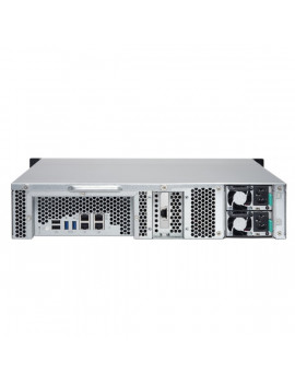 QNAP TS-1263XU-RP-4G 12x SSD/HDD, rackbe szerelhető, redundáns táp, NAS