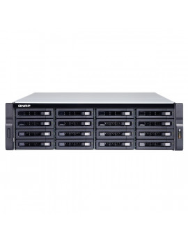 QNAP TS-1677XU-RP-2600-8G 16x SSD/HDD, rackbe szerelhető, redundáns táp, NAS