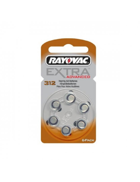 RAYOVAC 312AU-6MFA BLI8 hallókészülék elem