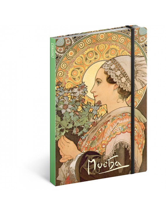 Realsystem 5416 Alphonse Mucha – Thistle keményfedeles notesz