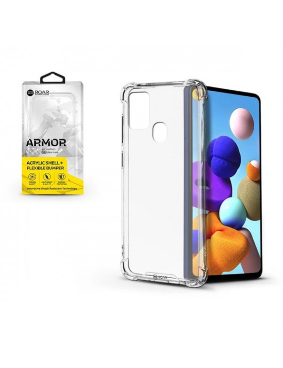Roar KC0547 Roar Armor Samsung A21s átlátszó ütésálló szilikon védőtok