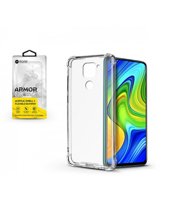 Roar KC0548 Roar Armor Xiaomi Redmi Note 9 átlátszó ütésálló szilikon védőtok