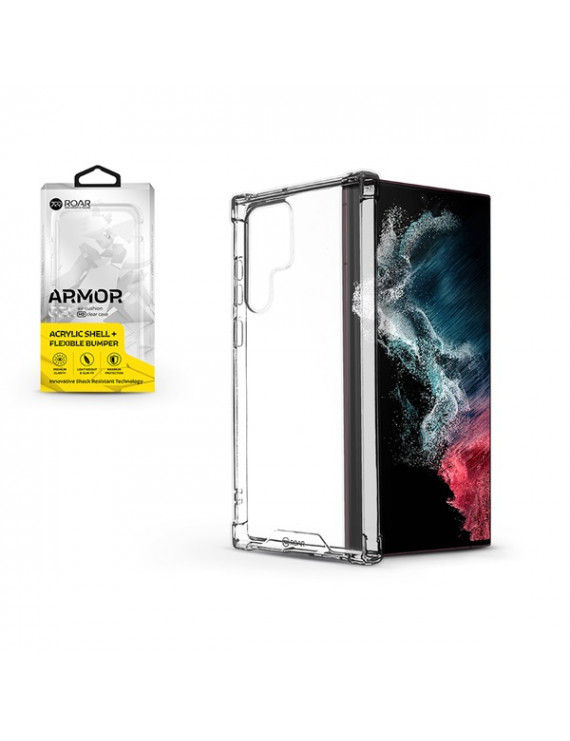 Roar KC0754 Samsung S908B Galaxy S22 Ultra 5G Roar Armor Gel átlátszó ütésálló védőtok