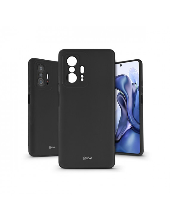 Roar KC0762 Xiaomi 11T 5G/11T Pro 5G Roar All Day Full 360 fekete szilikon védőtok