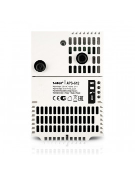 SATEL APS612 12VDC/max. 6A/túltehelés és rövidzárvédett kimenet/GRADE3/kapcsolóüzemű tápegység