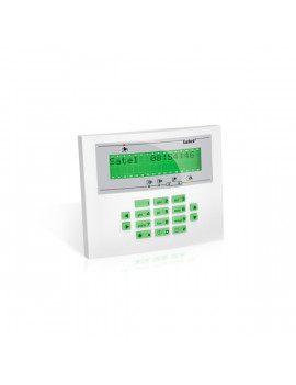 SATEL INTKLCDLGR zöld világítással/fedlap nélkül/INTEGRA LCD kezelő