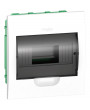 Schneider EZ9E108S2F EASY9 8 modulosos, PE+N sínnel, füstszínű ajtóval, süllyesztett kiselosztó