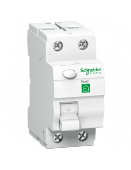 Schneider R9R11225 RESI9 AC osztály, 25A, 30mA 2 pólusú áram-védőkapcsoló
