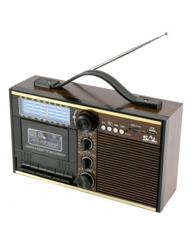 SAL RRT 11B USB/SD/FM/kazettás retro rádió