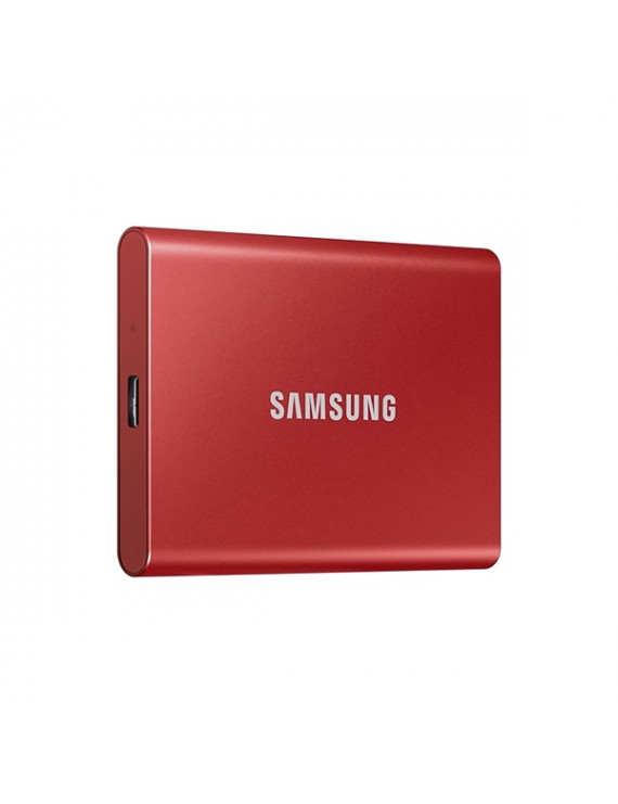 Samsung 2000GB USB 3.2 (MU-PC2T0R/WW) piros T7 külső SSD