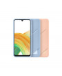 Samsung EF-OA336TPEGWW Galaxy A33 5G kártyatartós barack hátlap