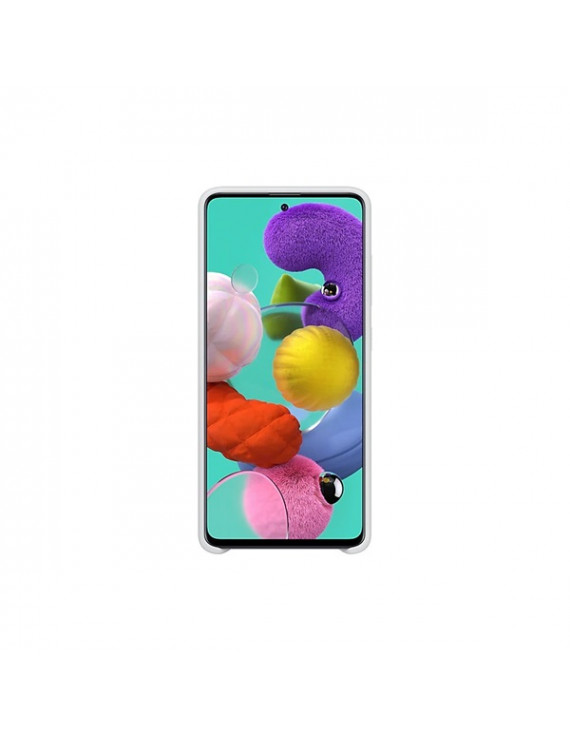 Samsung EF-PA515TWEG Galaxy A51 fehér szilikon hátlap