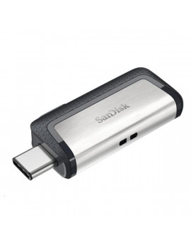 Sandisk 32GB USB3.0/Type-C Dual Drive Fekete-Ezüst (173337) Flash Drive