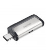 Sandisk 32GB USB3.0/Type-C Dual Drive Fekete-Ezüst (173337) Flash Drive