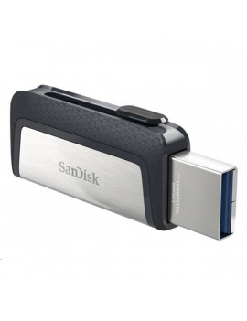 Sandisk 64GB USB3.0/Type-C Dual Drive Fekete-Ezüst (173338) Flash Drive