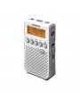 Sangean DT-800W digitális szintézeres FM-RDS hangszórós fehér zsebrádió
