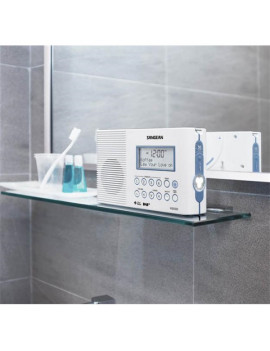 Sangean H-203+ DAB+/FM-RDS vízálló fürdőszobai rádió